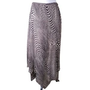 Dana Buchman Sharkbite Hem 100% Silk Skirt Size 12